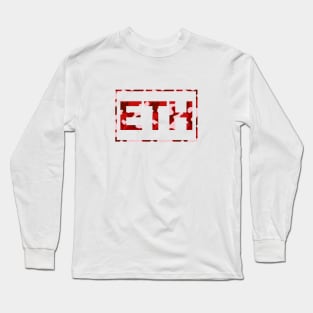 Ethereum Red Camo Long Sleeve T-Shirt